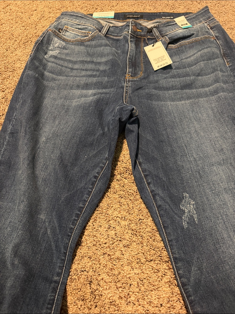 Judy Blue womans Indigo Relaxed Fit Jeans